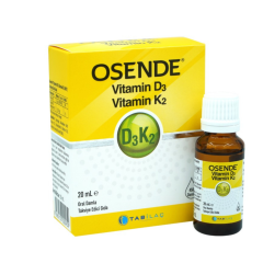 Osende D3K2 Damla Vitamin D3 ve Vitamin K2 (MK7) İçeren Takviye Edici Gıda