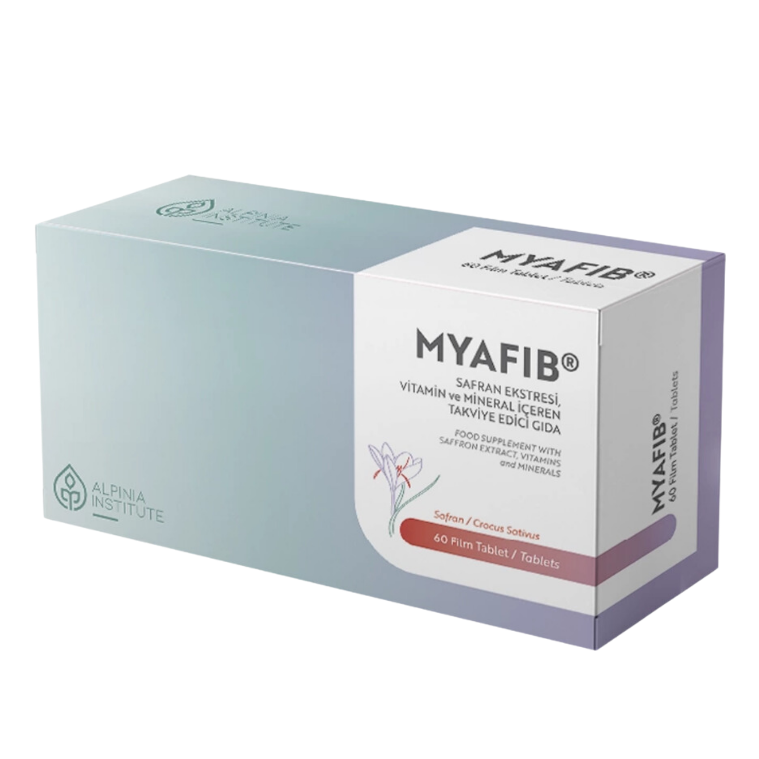 MIYAFIB 60 Tablet, Safran Ekstresi , Vitamin ve Mineral İçeren Takviye Edici Gıda