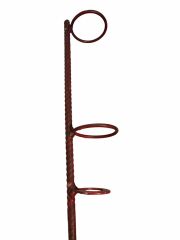 Çetin Av Metal Kamış Dayama Donatı Demiri Kırmızı / 50cm