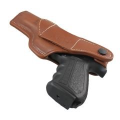 YT Hobby Belt Maşalı Deri Tabanca Kılıfı Sağ El - Taba