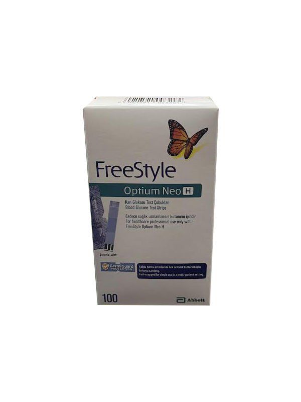 Freestyle Optium Neo H 100 lü şeker strip (Miad: 31/03/2026)