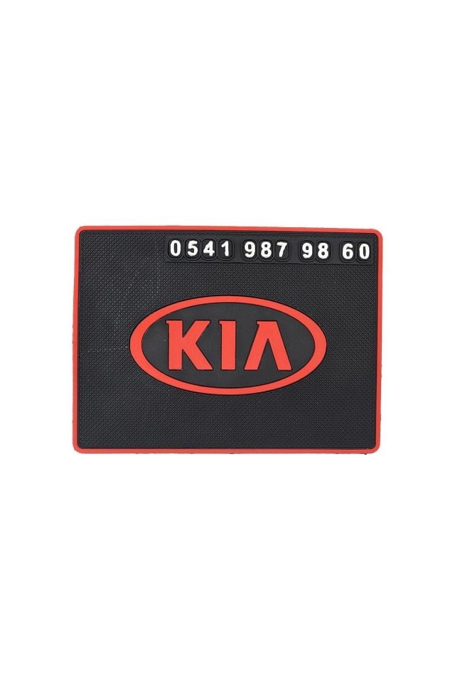 kia numaratörlü kaydırmaz ped