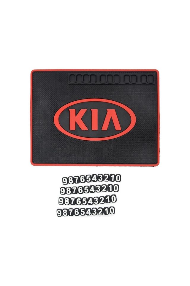 kia numaratörlü kaydırmaz ped