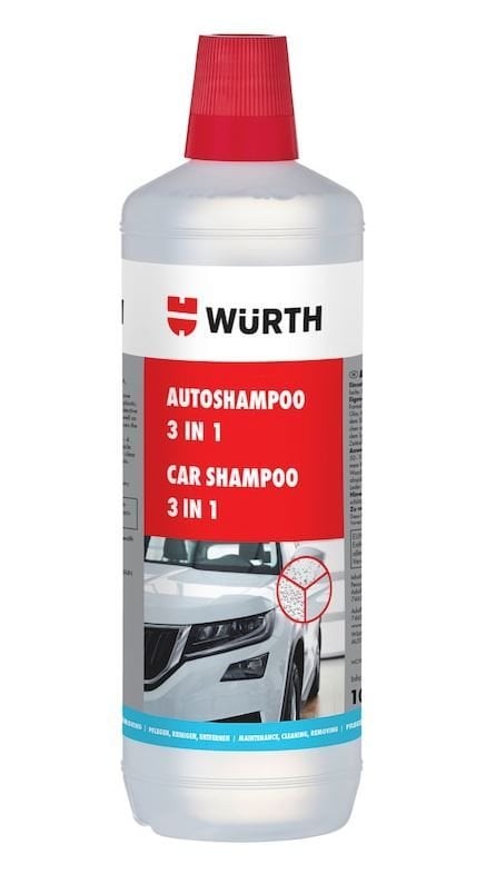 Würth Araç Şampuanı 3'ü 1 arada - 1L