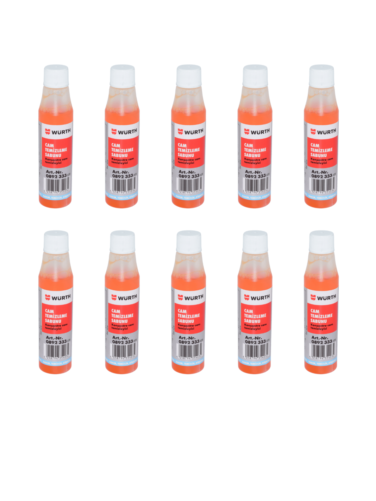 Würth Konsantre Cam Temizleme Sabunu 32 ml 10'lu