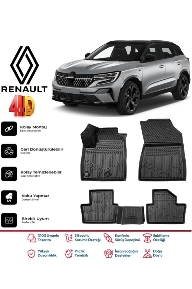 Renault Austral Mild Hybrid 2025 Model 4D Havuzlu Paspas