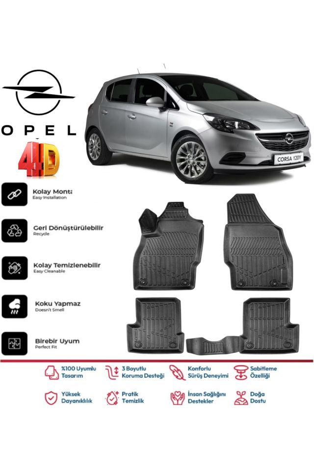 Opel Corsa E 2015 Model 4D Havuzlu Paspas