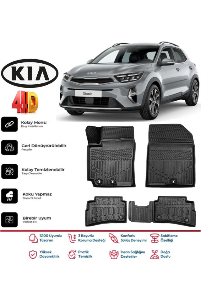 Kia Stonic 2022 Model 4D Havuzlu Paspas