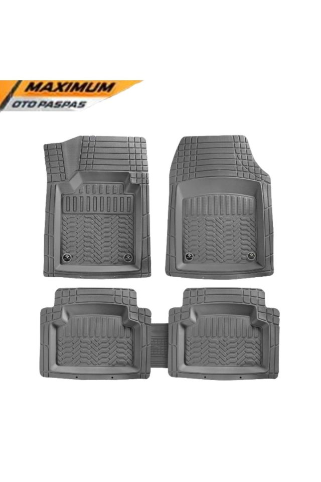 Mercedes Cla 2013 -2019 Uyumlu Kokusuz 3d Bagaj Havuzu+3d Maximum Gri Havuzlu Paspas