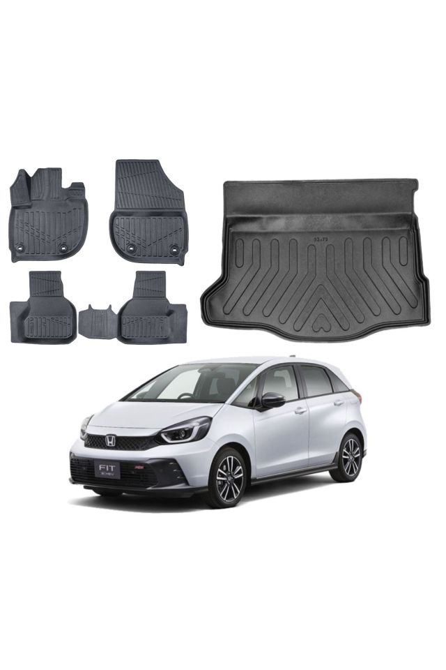 Honda Jazz 2020 Model Bagaj Havuzu Paspas Takımı Pro Eva Serisi