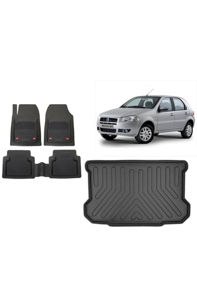 Fiat Palio 2006 Model 3d Bagaj Havuzu+3d Havuzlu Paspas Takımı Safir Siyah