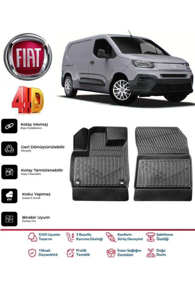 Fiat Doblo Panelvan 2024 Model 4D Havuzlu Paspas