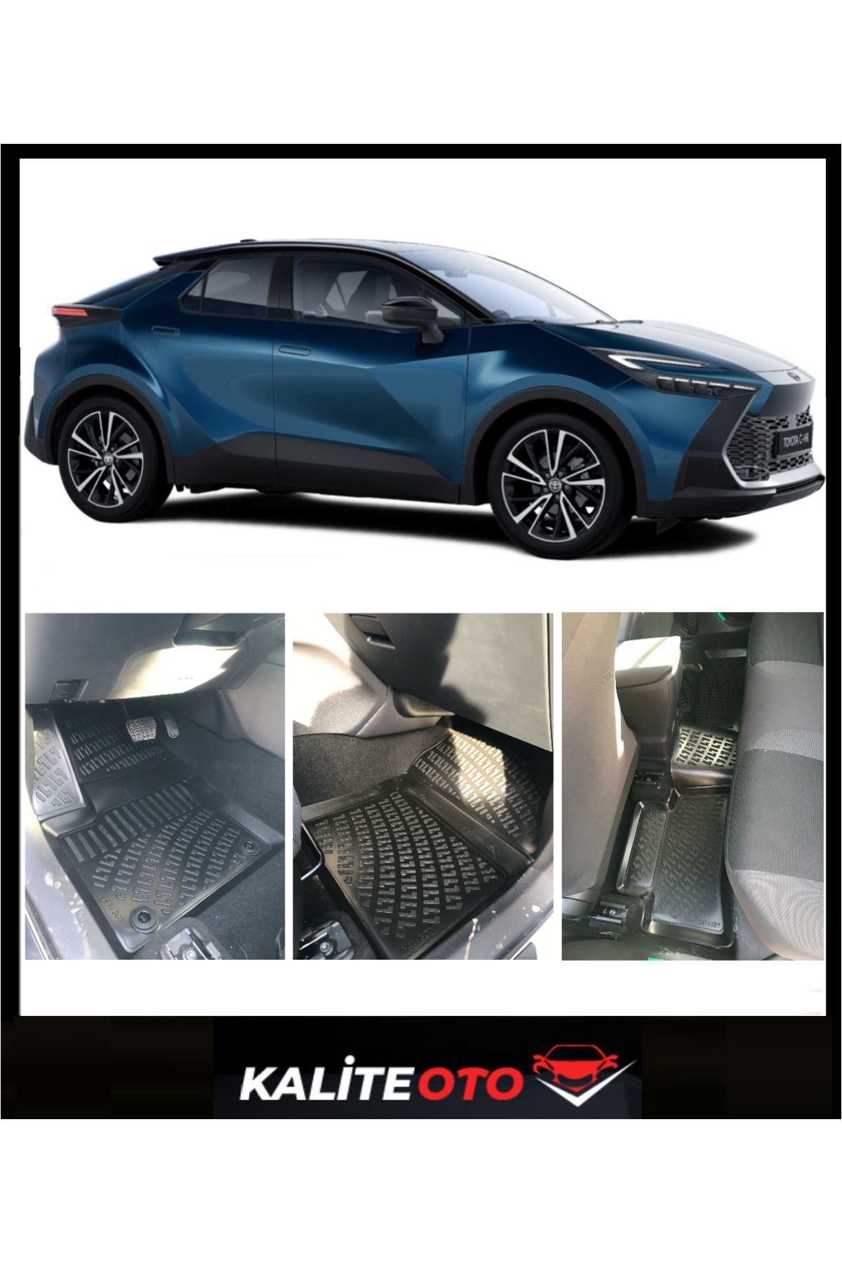 Toyota CHR 2023 Sonrası Havuzlu Paspas