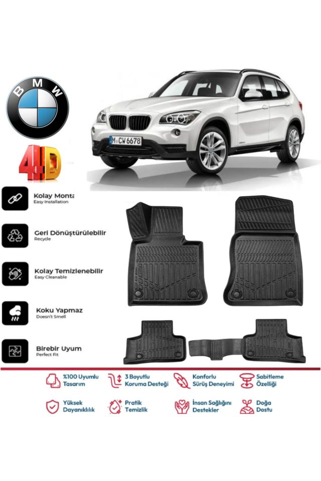 Bmw X1 2015 Model 4D Havuzlu Paspas