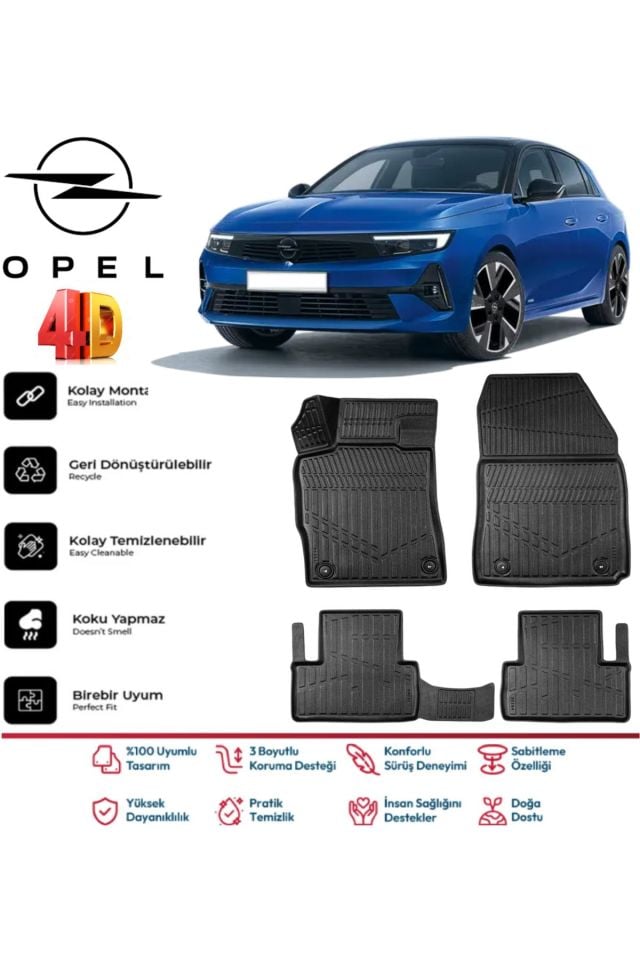 Opel Astra L 2024 Model 4D Havuzlu Paspas