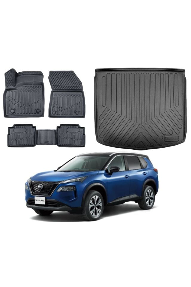 Nissan X-Trail E-Power 2024 Model Bagaj Havuzu Paspas Takımı Maxi Eva Serisi