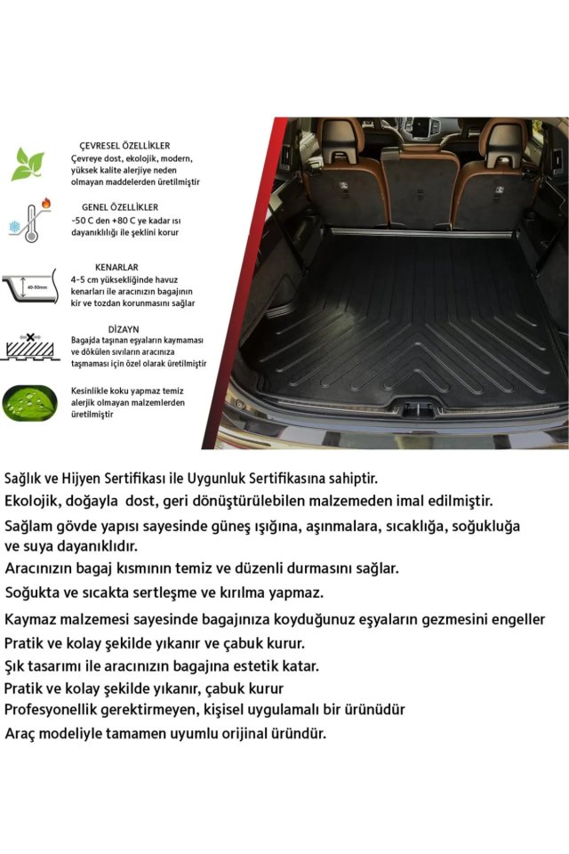 Nissan Juke 2016-2020 3D Üst Bagaj Havuzu+3D Araca Özel Paspas Takımı