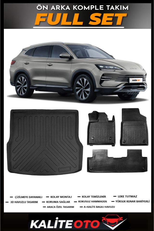 Byd Seal-u Bagaj Havuzu+4.5D Havuzlu Paspas Seti 2025 Model