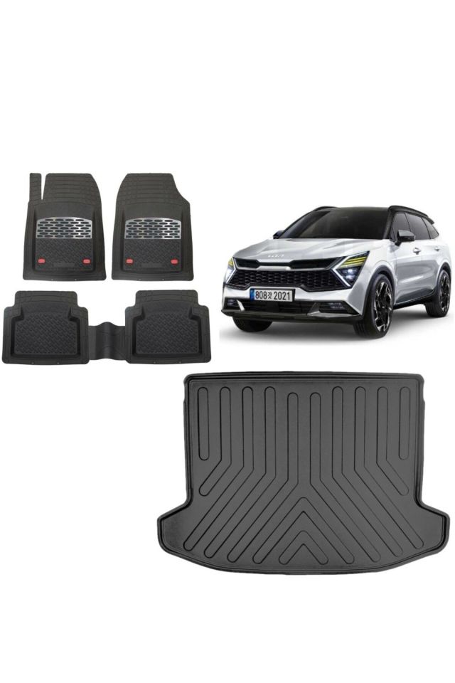 Kia Sportage 2022 Model Prestige Smart 3D Bagaj Havuzu+3D Havuzlu SSafir Karbon Kromlu Paspas