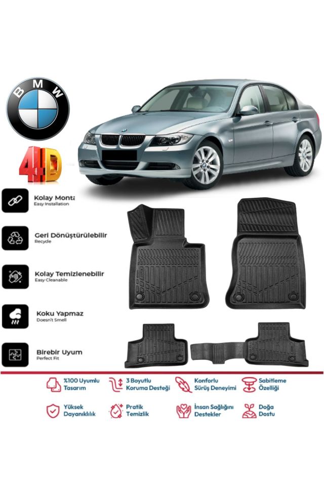Bmw E90 2009 Model 4D Havuzlu Paspas