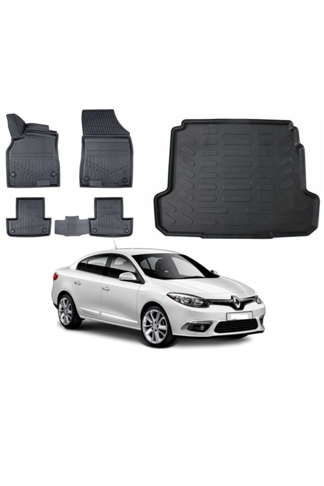 Renault Fluence 2016 Model Bagaj Havuzu Paspas Takımı Maxi Eva Serisi
