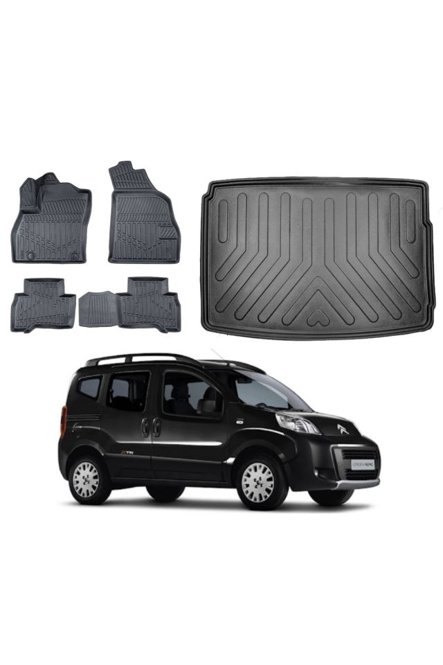 Citroen Nemo 2007 Model Bagaj Havuzu Paspas Takımı Maxi Eva Serisi