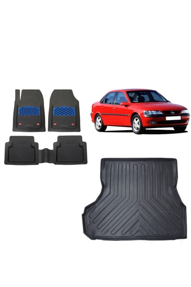 Opel Vectra B 1996 Model 3D Bagaj Havuzu+3D Havuzlu Safir Mavi Kromlu Paspas