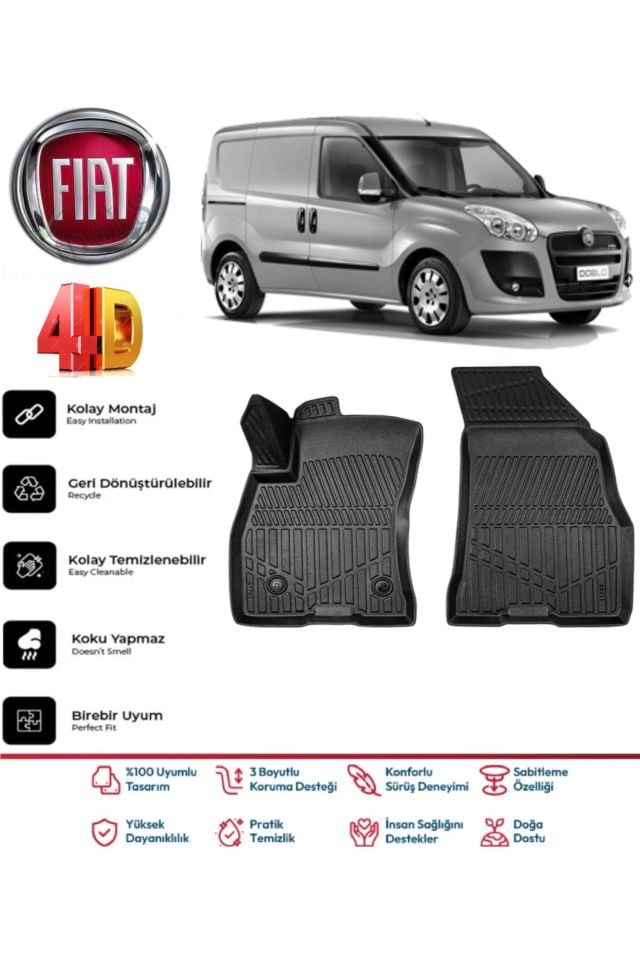 Fiat Doblo Panelvan 2012 Model 4D Havuzlu Paspas