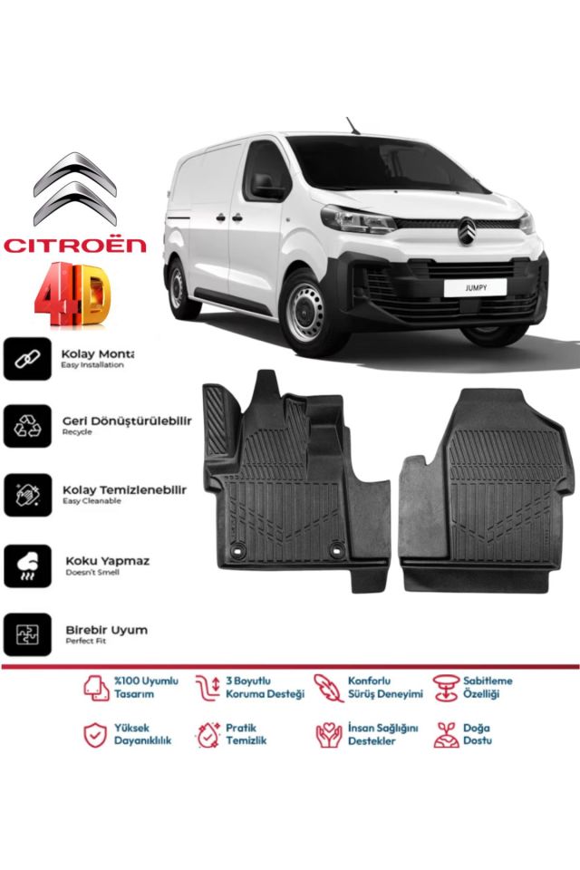 Citroen Jumpy Panelvan 2024 Model 4D Havuzlu Paspas
