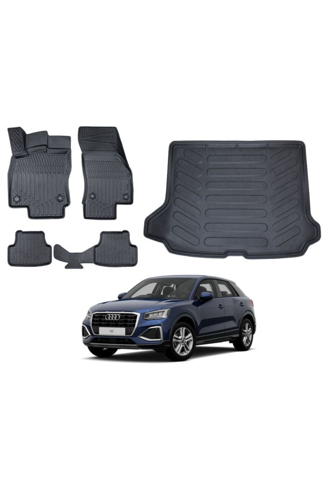 Audi Q2 2025 Model Bagaj Havuzu Paspas Takımı Maxi Eva Serisi