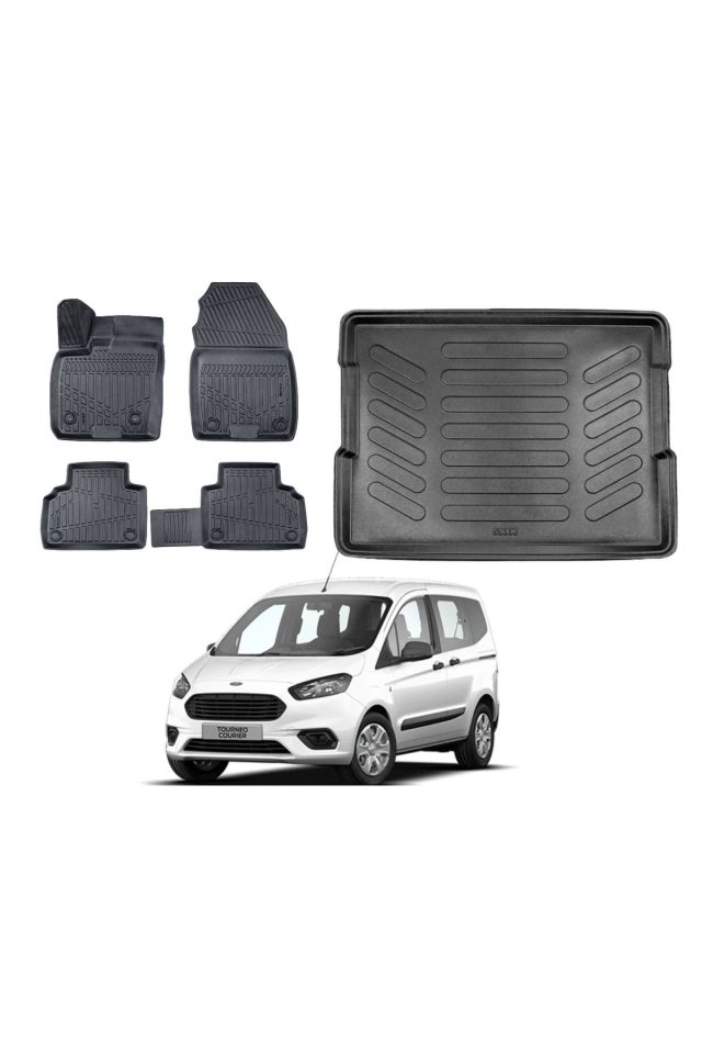 Ford Courier 2015 Model Bagaj Havuzu Paspas Takımı Maxi Eva Serisi
