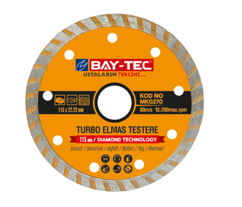 115X22-23MM TURBO ELMAS TESTERE