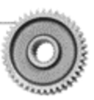 Output gear (125 CC)