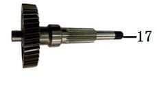 APX7: Output shaft (200 CC)