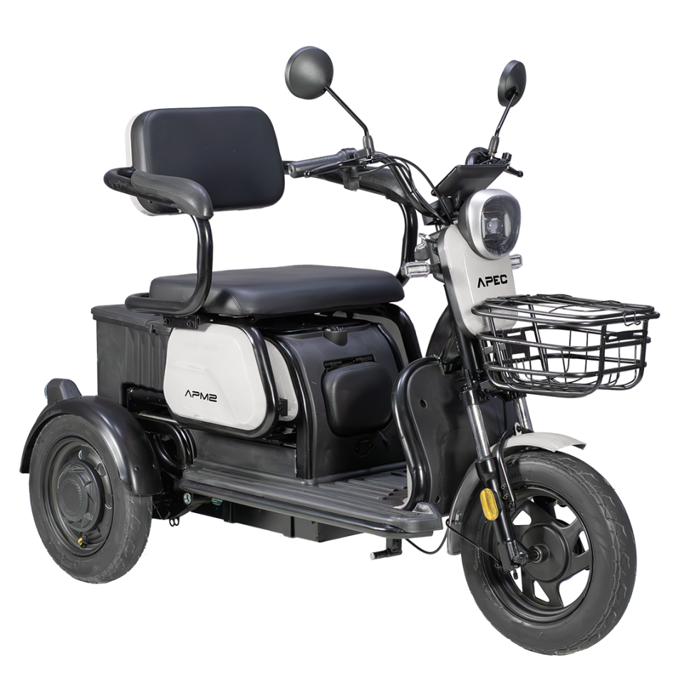 APM2 Elektrikli Motosiklet Beyaz