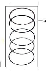 APX7:Piston segman seti (200 CC)