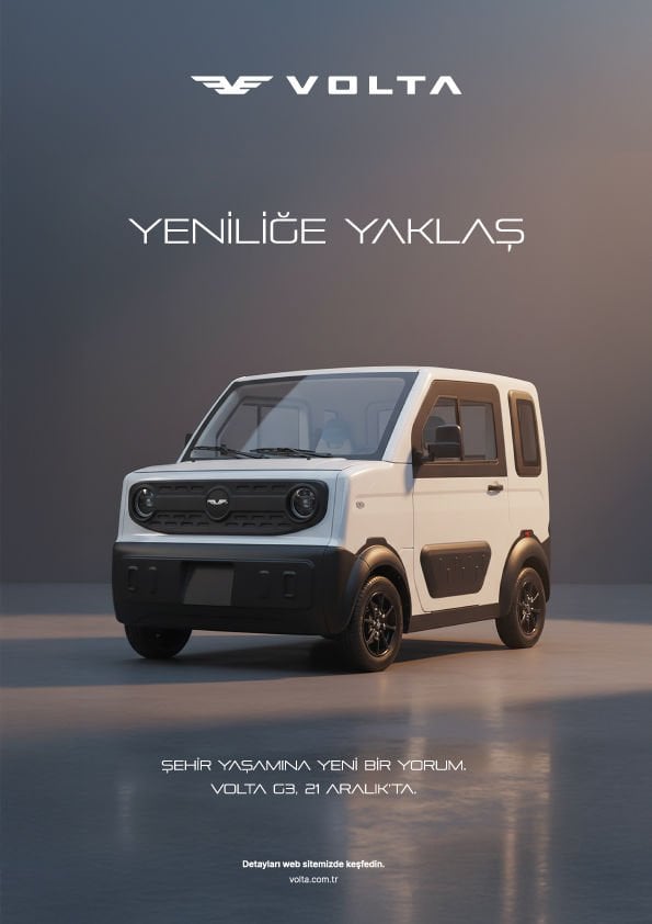 V1 Elektrikli Araç (TASARIM) Beyaz