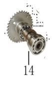 EKSANTRİK MİLİ (170 CC)