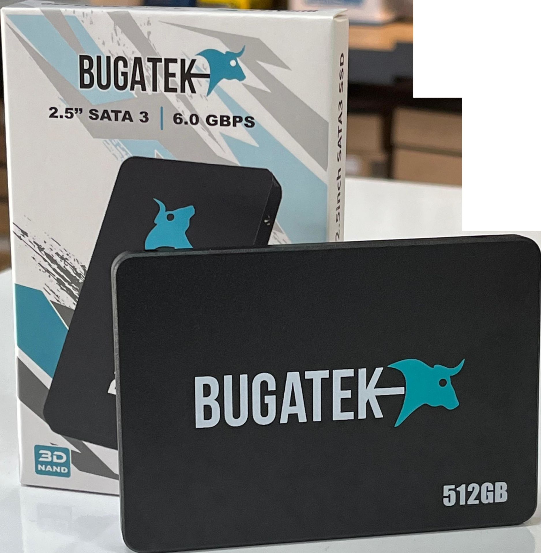 Bugatek BG1538 512GB 520/480MBs Sata 3 2.5'' SSD