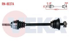 KOMPLE AKS SOL ON RENAULT CLIO II (BB0/1/2,CB0/1/2) 1.4i 16v ABSLI 26 DIS UZUNLUK 625,7 mm 1998-2005 RN-8037A