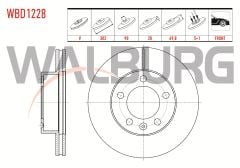 FREN DISKI ON HAVALI 5 BJN 302X28X90X69,8 RENAULT MASTER III (FV) 2.3 DCI 2010- / MASTER III (FV) 2.5 DCI 2010- - WBD1228