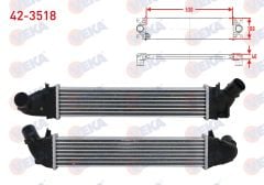 TURBO RADYATORU (INTERCOOLER) DACIA LOGAN (LS) 1.5 DCI 2006-2008  -  42-3518