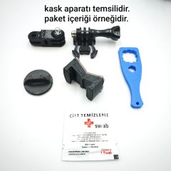 LS2 RAPID 1 / 2 Kask için chin mount aksiyon kamera çene bağlantı aparatı