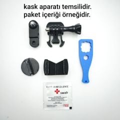 LS2 STREAM EVO Kask için chin mount aksiyon kamera çene bağlantı aparatı