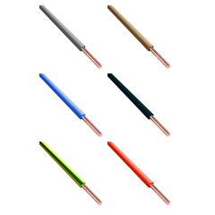 Öznur NYA ( H07Z1-U ) Kablo 2,5 mm² Halojen Free Siyah