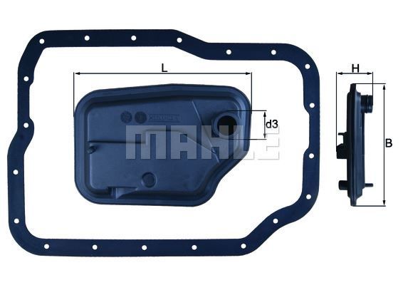 MAHLE HX 149D ŞANZIMAN YAĞ FİLİTRESİ