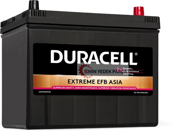 DURACELL DE70EFB-70AH 680 EN D26 EFB STAR-STOP DÜZ YÜKSEK (260X174X222) MITSUBISHI NISSAN TOYATA