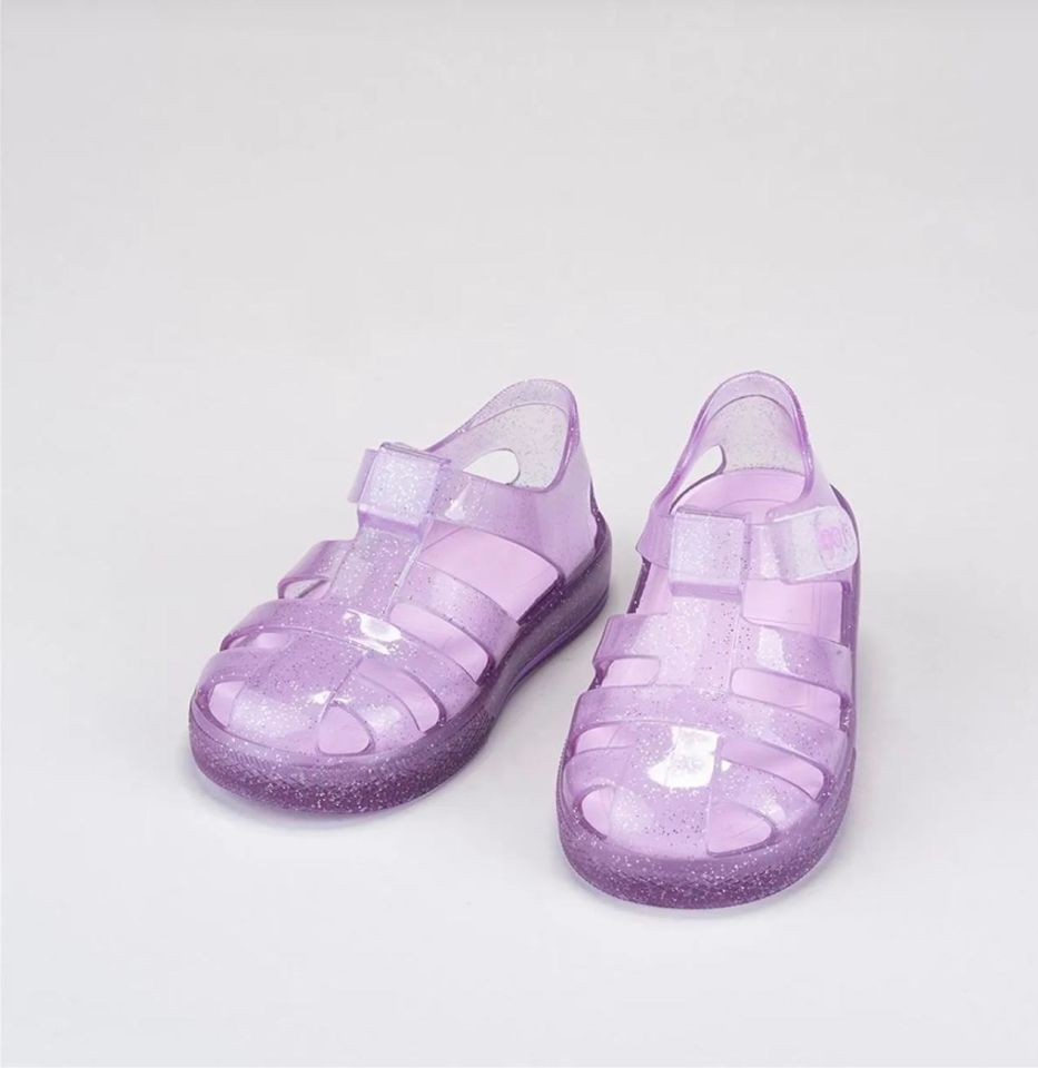 S10265-212 IGOR STAR GLITTER KIZ ÇOCUK SİMLİ MOR SANDALET