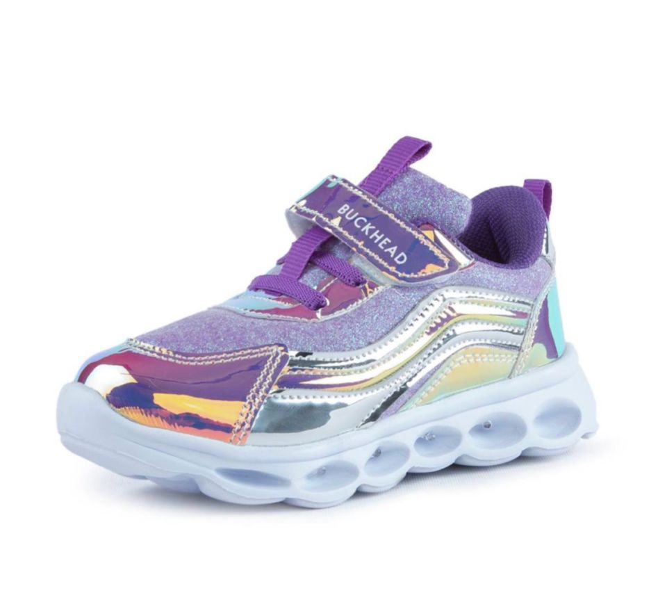 BUCKHEAD TRIO SHINY HOLOGRAM LİLAC-GREEN IŞIKLI SPOR AYAKKABI