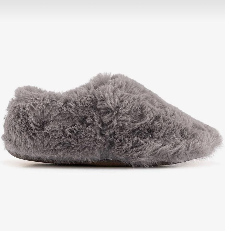 HOPFRÖG FURRY FURRY GRİ KÜRK BAREFOOT PATİK